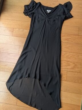 Alyn Paige Black Dress Fabric with Label